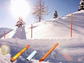 Piquets à neige et piquets de balisage
