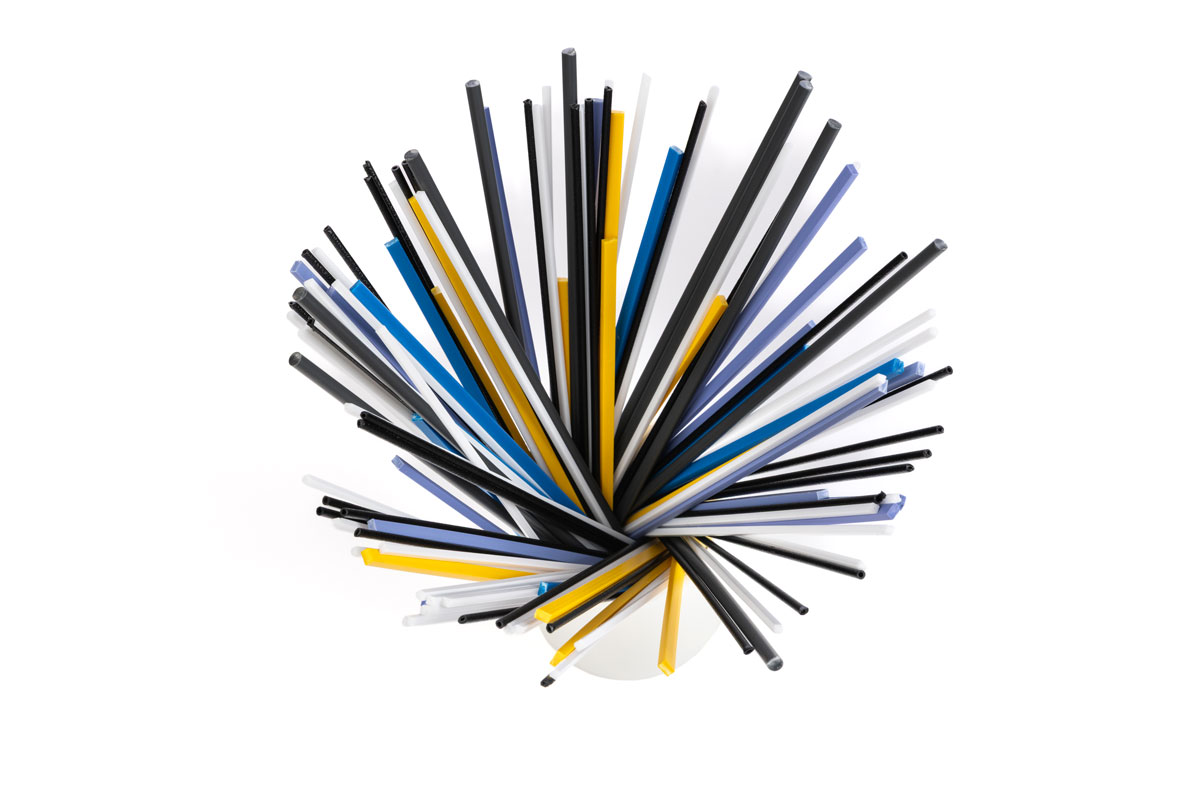 Flexible and rigid plastic rods